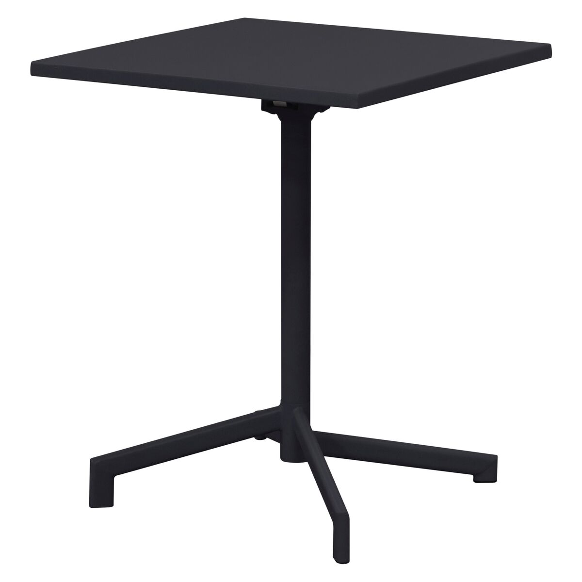 Outfit Bistro taitettava terassipöytä 60x60 cm musta